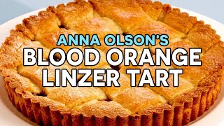 Professional Baker Teaches You How To Make LINZER TART [upl. by Brebner658]