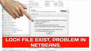 netbeans error lock file exist 2018 [upl. by Kcirtapnhoj]