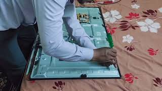 HOW TO LG LED TV  LG LED TV PANEL REPLACEMENT  LG LED PANEL  2024 [upl. by Nilrem]