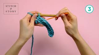 HOW TO HALF TREBLE CROCHET HTR  CROCHET TUTORIAL [upl. by Garda]