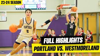 Portland vs Westmoreland High School  FULL GAME HIGHLIGHTS 12162023 [upl. by Quarta376]