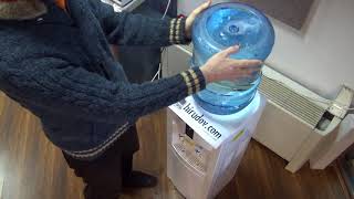 How to replace the Water Bottle of Water Dispenser [upl. by Nilats]