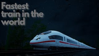 Fastest Train Derailed HighSpeed Disaster  BR406 DB Train [upl. by Enilrac]