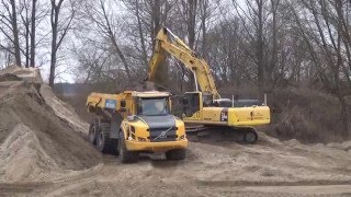 20160318 grondverzet zandopslag Twentekanaal bij Markelo [upl. by Layney]