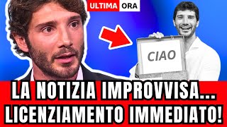 🔴 STEFANO DE MARTINO LA TRAGICA NOTIZIA DI POCO FA quotSONO STATO LICENZIATO PERCHÈquot [upl. by Nicola]