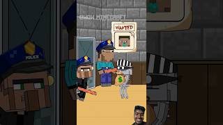 Escape From Prison Challenge Stupid Villager Wanted Baby Steve youtubeshorts shortsviral [upl. by Zuckerman]