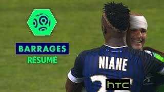 ESTAC Troyes  FC Lorient 21  Résumé  Barrage aller Ligue 1 saison 201617 [upl. by Kroll85]