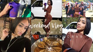 Weekend VLOG Atlanta Mimosa Festival  Juicy Crab  More [upl. by Davidoff]