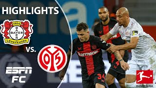 TOP OF THE TOP 👏 Bayer Leverkusen vs Mainz  Bundesliga Highlights  ESPN FC [upl. by Oshinski]