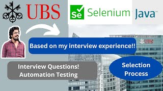 UBS Automation Testing Interview Questions  Rounds  Selection Process  2022 [upl. by Occer]