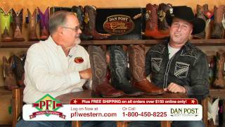 Dan Post Cowboy Certified Full Quill Ostrich Square Toe Cowboy Boots [upl. by Noffets]