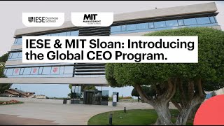 IESE amp MIT Global CEO Program [upl. by Rodina438]