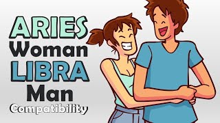 Aries Woman and Libra Man Compatibility [upl. by Zoes]