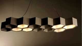 Luceplan Honeycomb Suspension Light System [upl. by Giffer246]