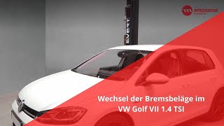 Bremsbeläge wechseln  VW Golf VII 14 TSI [upl. by Atter710]