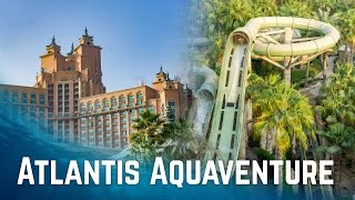 Water Slides at Atlantis Aquaventure Dubai Atlantis The Palm [upl. by Airrej]