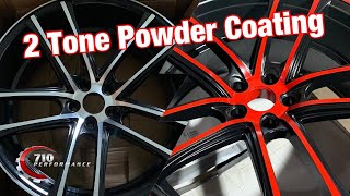 How to Powder Coat 2 Tone Wheels [upl. by Gordan]