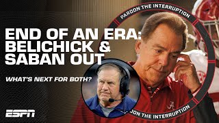 Bill Belichick amp Nick Saban BOTH moving on after legendary careers  PTI [upl. by Ryter]