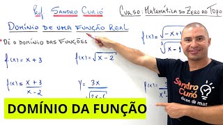 DOMÍNIO DE UMA FUNÇÃO REAL  RÁPIDO e FÁCIL [upl. by Jaclyn]