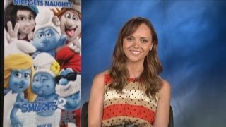 Christina Ricci  The Smurfs 2 Interview HD [upl. by Binnie]