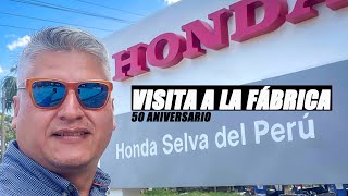 EVENTO  VISITA A LA FÁBRICA HONDA EN IQUITOS PERÚ  50 ANIVERSARIO HONDA DEL PERÚ [upl. by Celisse]