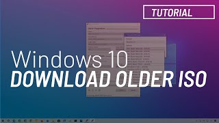 Windows 10 Download old ISO versions to create bootable USB [upl. by Salina]