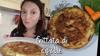 Frittata con le Cipolle  Onion eggs Recipe Saporita e Facile da Preparare [upl. by Sadoc43]