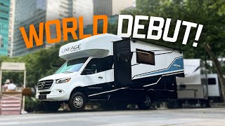 WORLD DEBUT of Grand Designs FIRST MOTORHOME Lineage MClass [upl. by Shayne]