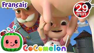 Chanson de la ferme  CoComelon en Français  Chansons pour bébés [upl. by Olen661]