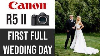 First Wedding with Canon R5 Mark II Pros Cons amp RealWorld Performance Review [upl. by Smitty716]