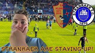 STRANRAER 31 EAST KILBRIDE  PITCH INVASION MADNESS 🤯🧨 [upl. by Pooley278]