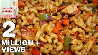 How To Make Chicken Macaroni Quick and Delicious Macaroni Recipe By Cook With Madeeha [upl. by Brig]