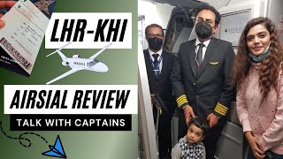 AirSial Review Flight from Lahore to Karachi Flight Experience with Captains and Beautiful hostess [upl. by Eenyaj]