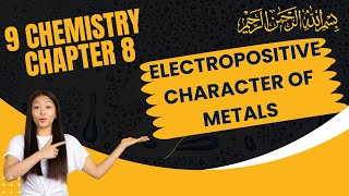 Metallic Character or Electropositvity Chapter 8  Chemistry  class 9th [upl. by Ecylahs980]