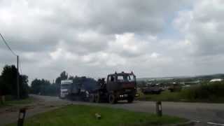 Loading Cheiftain ARRV onto Scammell transporter [upl. by Naujak889]