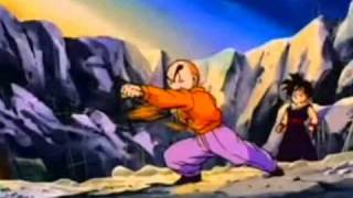 krillin punches goku [upl. by Annairdna872]