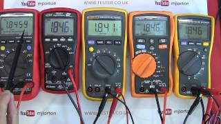 Review Mid Range  Priced Multimeter Shootout  Buyers Guide [upl. by Hairehcaz]