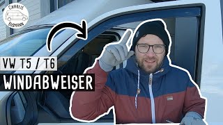 Windabweiser VW T5T6 Einbau und Erklärung  VW T5 DIY Camper  Charlie Busmann [upl. by Ardnuassac]