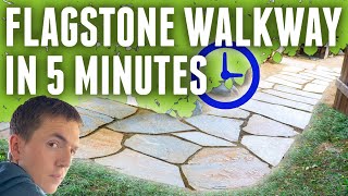 Build a Flagstone Pathway In 5 Minutes [upl. by Egor]