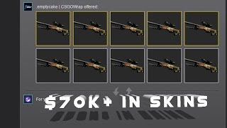 THE BIGGEST CSGO SCAMMER TROLL EVER 70k in items [upl. by Krefetz660]