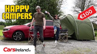 Setting up a cheap Car Tent from TEMU  CarsIrelandie [upl. by Jillian63]