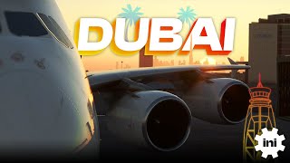 iniBuilds Dubai  Microsoft Flight Simulator [upl. by Eudora]