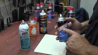 Spray lube comparison [upl. by Caton]