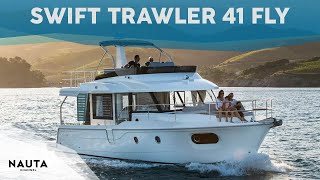 Beneteau  Swift Trawler 41 FLY  yacht tour esterni e cabine [upl. by Acinonrev]