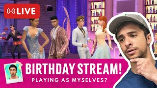 Townie Turns 29 Sims 4 Birthday Stream [upl. by Neeven]