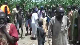 South Sudan  Happy dancing in the fishing camp [upl. by Arymat]