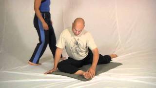 Floor piriformis stretch plus partner assist [upl. by Notfa]