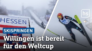 Willingen freut sich auf den Weltcup im Skispringen  hessenschau [upl. by Norved]