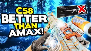 Warzone NEW C58 Assault Rifle is BETTER than the AMAX Warzone Best Class Setup [upl. by Rudelson]