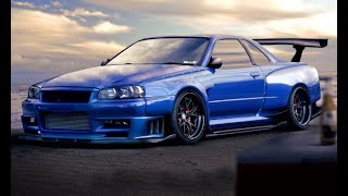 NISSAN SKYLINE GTR R34 Top Exhaust Sounds [upl. by Sihonn]